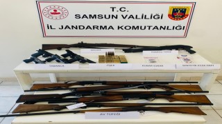 Jandarmanın silah ve mühimmat operasyonunda 2 kişi tutuklandı