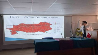 Japon Mühendis Moriwakiden Aydın Lisesinde deprem konferansı