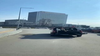 Kamyonet kasasında tehlikeli yolculuk