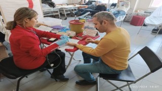 Karacasulular kan bağışında bulundu