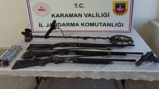 Karamanda çalıntı ve kaçak silah operasyonu: 1 gözaltı