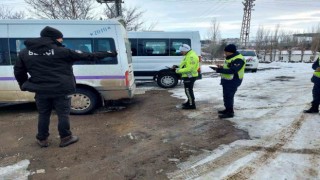 Karsta öğrenci servisleri denetleniyor