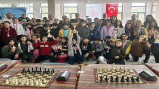 Karsta okullar arası satranç turnuvası sona erdi