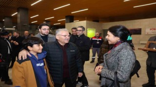 Kayseri Havalimanının Yeni Terminal Binasının ilk yolcuları karşılandı