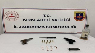 Kırklarelide uyuşturucu operasyonu: Tabanca ve uyuşturucu ele geçirildi