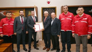Kızılay’dan OKÜ’ye Teşekkür Belgesi