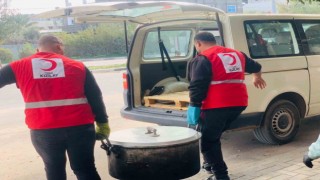 Kızılayın Gazzedeki yeni aşevi bin aileye sıcak yemek sağlıyor