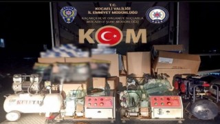 Kocaelide 205 bin 250 adet dolu ve boş makaron ele geçirildi