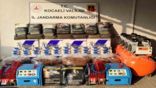 Kocaelide on binlerce makaron ele geçirildi