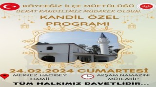Köyceğizliler Berat Kandili özel programına davet edildi