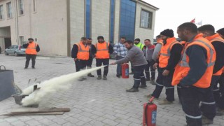 Kütahya 30 Ağustos OSB personeline temel yangın eğitimi