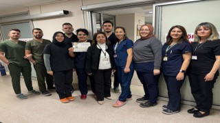 Kütahya Evliya Çelebi Hastanesi Nöroloji Yoğun Bakım Ünitesine Teşekkür Belgesi