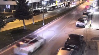 Kütahyada trafik kazaları saniye saniye kaydedildi