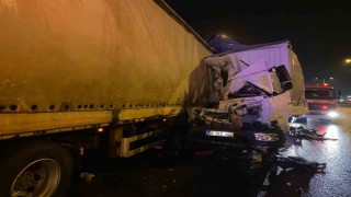 Kuzey Marmara Otoyolunda feci kaza: 1 ölü, 1 yaralı