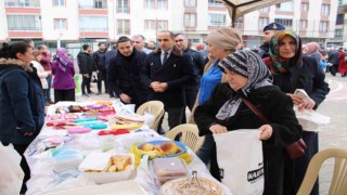 Lösemili öğrenci için düzenlenen yardım kampanyası için ilçe seferber oldu