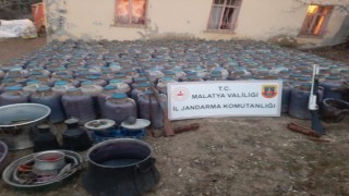 Malatyada 13 bin 464 litre kaçak şarap ele geçirildi