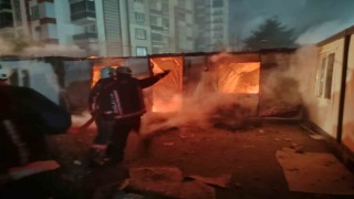 Malatyada konteyner yangını