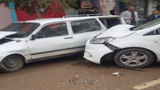 Mardinde 7 aracın karıştığı kazada 1 kişi yaralandı