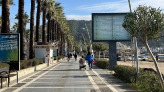 Marmariste sağanak yağış, yerini güneşli havaya bıraktı