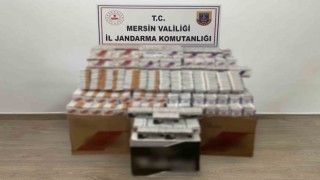 Mersinde 61 bin 700 adet kaçak makaron ele geçirildi:3 gözaltı