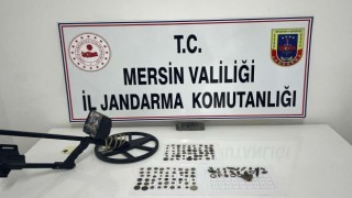 Mersinde Roma dönemine ait 108 adet sikke ele geçirildi