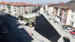 Mescid-i Aksa Caddesi asfaltlanıyor