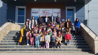 Minik öğrenciler AFAD ve 112 Çağrı Merkezini tanıdı