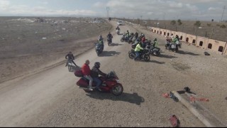 Motosiklet sevdalıları bu kez sokak hayvanları için yollara düştü