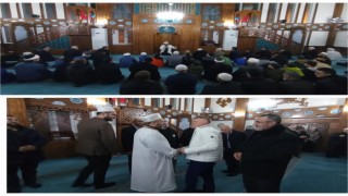 Müftü Açık, Akabe Camii cemaatiyle buluştu