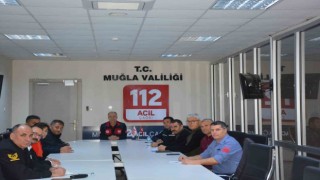 Muğla 112 Acil Çağrı Merkezinde hazırlık toplantısı gerçekleştirildi