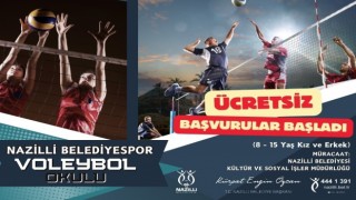 Nazilli Belediyespor Voleybol Okulu kayıtları başladı
