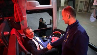Nevşehirde ajanlı otobüs denetimi