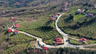 Orduda beton yol ağı genişliyor