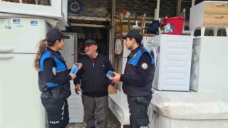 Polisten ikinci el eşya satıcılarına bilgilendirme