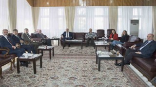 Rektör Çomaklı, Prof. Dr. Pekeri ağırladı