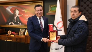 Rektör Uzun, Emekli Olan Personele Teşekkür Etti