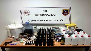 Sahte içki üretip satan şüpheli yakalandı