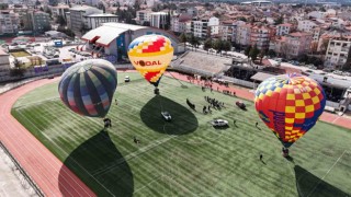 Salda Gölünün muhteşem manzarası sıcak hava balonlarıyla birleşecek