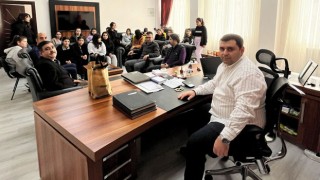 Şampiyon takımdan Kaymakama Ziyaret