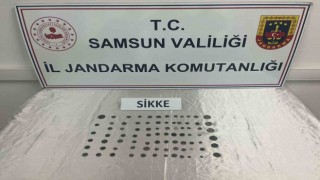 Samsunda 186 adet sikke ele geçirdi