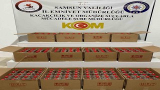 Samsunda 240 litre etil alkol ele geçirildi
