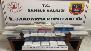 Samsunda binlerce dal sahte bandrollü makaron ele geçirildi