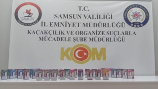 Samsunda gümrük kaçağı elektronik sigara ele geçirildi