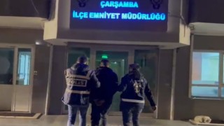 Samsunda hırsızlık suçundan 15 yıl hapis cezası bulunan şahıs yakalandı