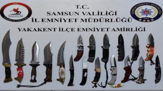 Samsunda polis ekipleri uyuşturucu madde ele geçirdi