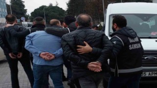 Samsunda suç örgütü operasyonunda 5 tutuklama, 1 ev hapsi