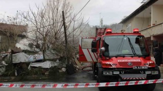 Sarıyerde kömür sobasından yangın çıktı, evi kül olan yaşlı kadın gözyaşlarını tutamadı