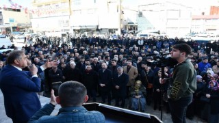 Seçim ofisi açılışı mitinge dönüştü
