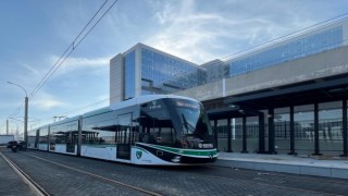Şehir Hastanesi tramvayında test sürüşü