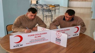 Siirtte jandarma personelinden 660 ünite kan bağışı